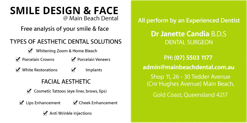 Smile Design and Face Main Beach Dental Dentist Main Beach